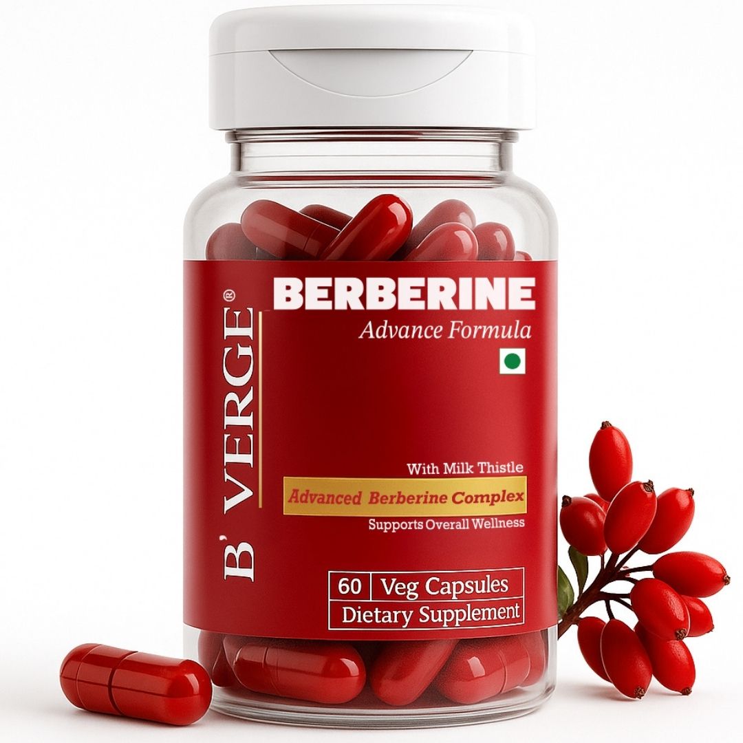B’VERGE® Berberine Supplements 98% with Milk Thistle