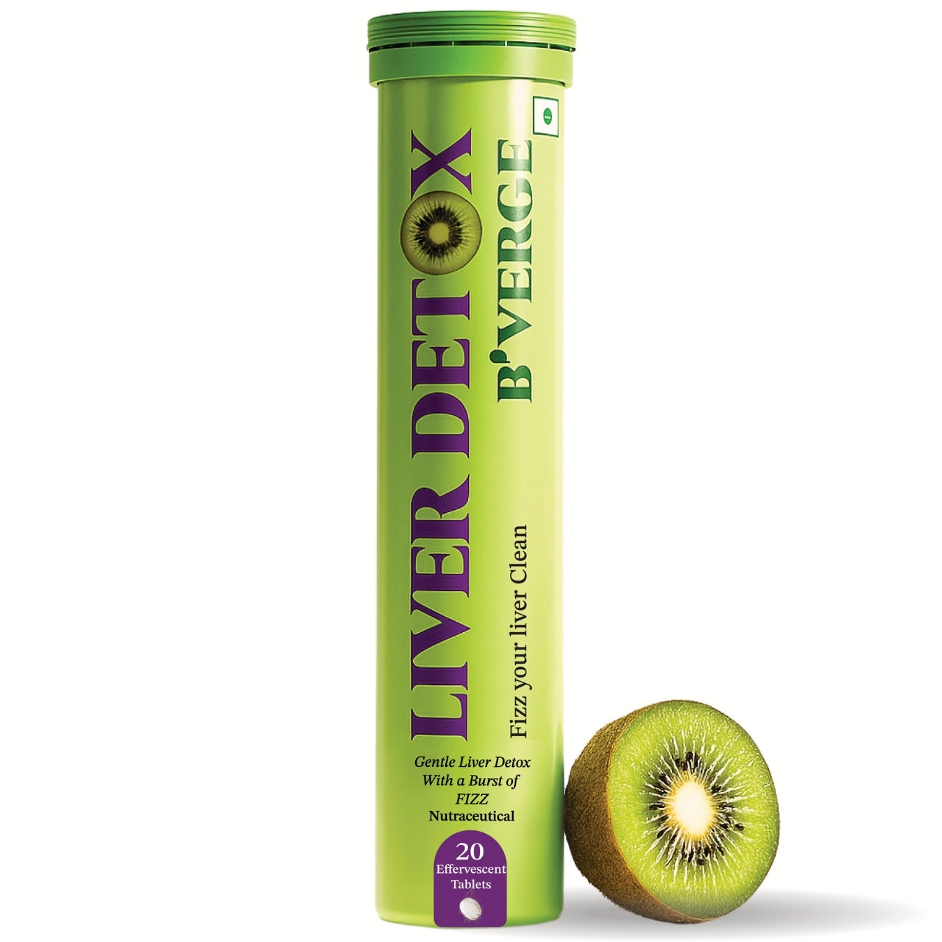 B'VERGE® Liver Detox Supplement - Powerful Milk Thistle & NAC Formula with 17 Advanced Ingredients | for Daily Liver Cleanse & Antioxidant Support | Sugar-Free