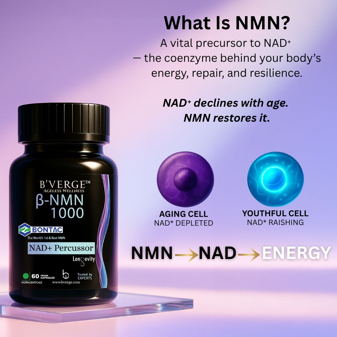 B'VERGE® NMN Bontac® 1000 - World's Purest NMN