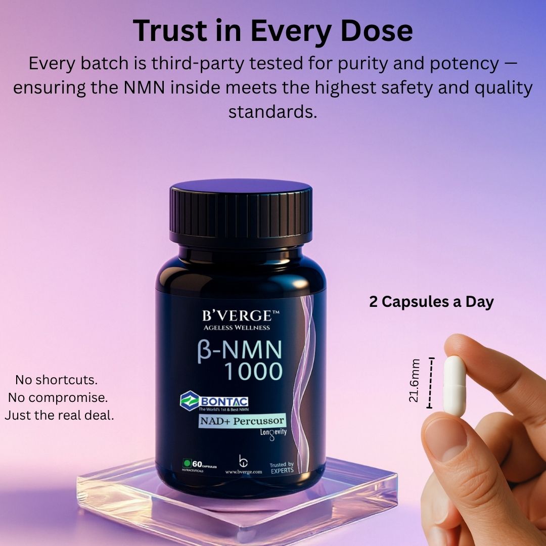 B'VERGE® NMN Bontac® 1000 - World's Purest NMN