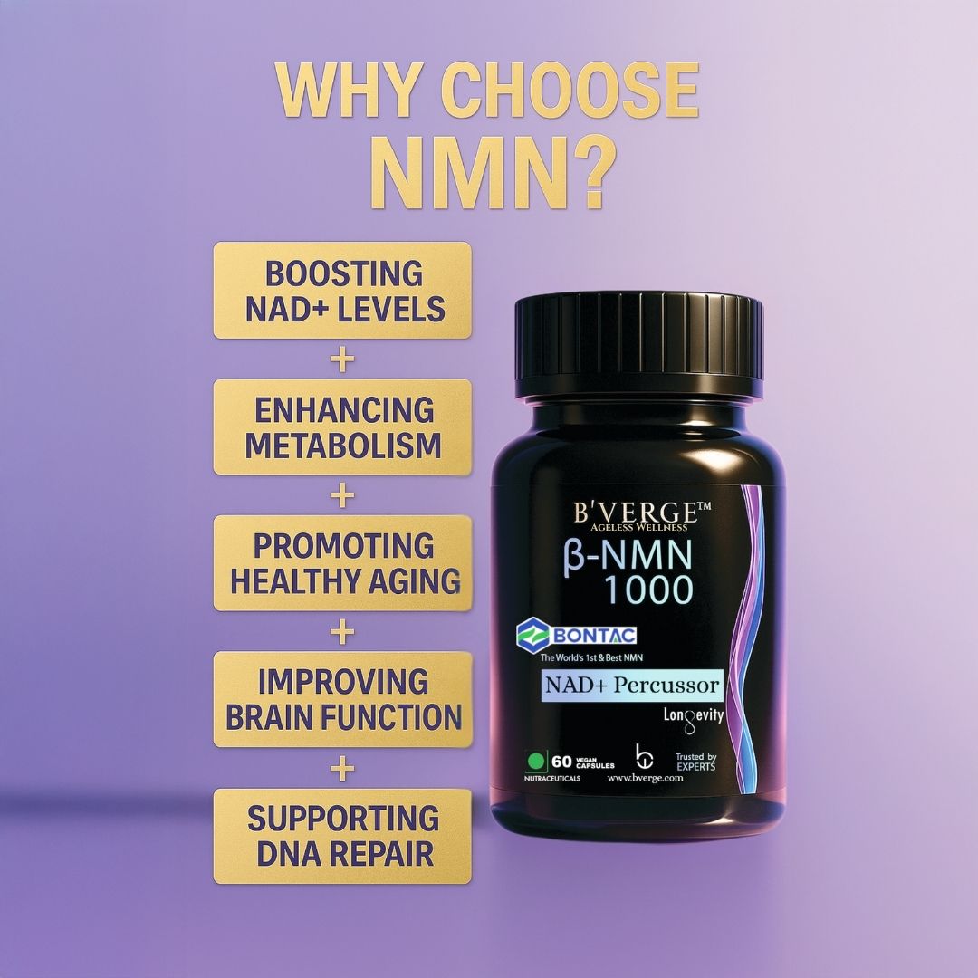 B'VERGE® NMN Bontac® 1000 - World's Purest NMN