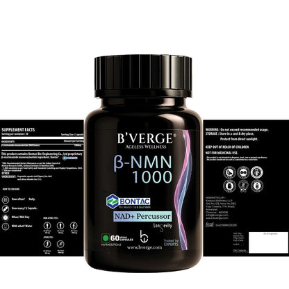 B'VERGE® NMN Bontac® 1000 - World's Purest NMN